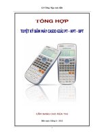 Tuyệt kỹ bấm máy tính để giải PT HPT BPT