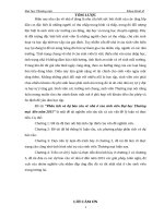 phân tích và dự báo cầu về nhà ở của sinh viên thương mại 