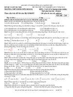 ĐỀ THI THỬ TỐT NGHIỆP LẦN HAI TRƯỜNG THPT ĐINH TIÊN HOÀNG   MỸ ĐỨC