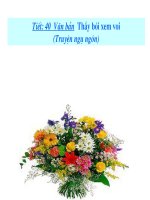 Tiết 40   Thầy bói xem voi