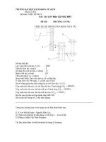 THIẾT KẾ HỆ THỐNG DẪN ĐỘNG XÍCH TẢI