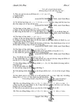 Ôn thi vào THPT chủ đề : Hàm số