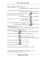 Ôn thi vào THPT : Một số dạng bài tập khó