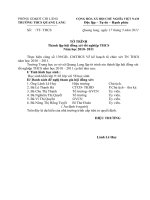 To trinh thanh lap HD xet tot nghiep