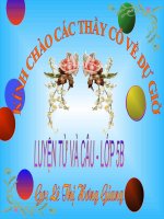 LTVC: NỐI CÁC VẾ CÂU GHÉP BẰNG QUAN HỆ TỪ