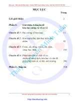 Tài liệu ôn thi THPT quốc gia môn Hóa  chuyên đề hóa đại cương và vô cơ 12