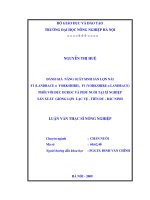 đánh giá năng suất sinh sản lợn nái f1 (landrace x yorkshire), f1 (yorkshire x landrace) phối với đực duroc và pidu nuôi tại xí nghiệp sản xuất giống lợn lạc vệ  tiên du  bắc ninh