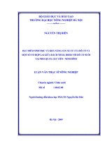 đặc điểm sinh học và khả năng sản xuất của dê cỏ và một số tổ hợp lai giữa bách thảo, boer với dê cỏ nuôi tại nho quan, gia viễn  ninh bình