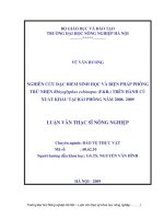 nghiên cứu đặc điểm sinh học và biện pháp phòng trừ nhện rhizoglyphus echinopus (fr.) trên hành củ xuất khẩu tại hải phòng năm 2008 2009