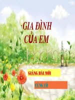Gia đình của em