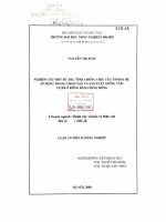 Nghiên cứu một số đặc tính chống chịu của tằm đa hệ sử dụng trong chọn tạo và sản xuất giống tằm vụ hè ở đồng bằng sông hồng