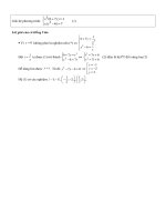 Một bài hệ phương trình đại số