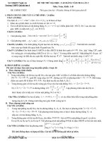 Đề và đáp án thi thử ĐH CĐ THPT QLưu4 lần 2,2011