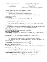 đề và đáp án thi thử  khối 12 Yên bái