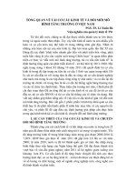 Tái cơ cấu kinh tế và đổi mới mô hình tăng trưởng ở việt nam 