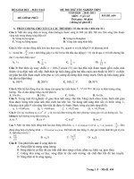 đề thi thử TNPT 2010 2011 mã đề 654