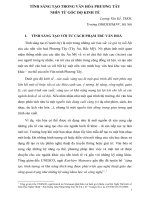 TÍNH SÁNG TẠO TRONG VĂN HÓA PHƯƠNG TÂY