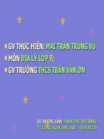ứng dụng tin học trong dạy và  học địa lí