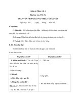 Giáo án tiếng việt 4 tuần 23 bài tập làm văn   đoạn văn trong bài làm văn miêu tả cây cối 