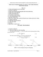 TÍNH TOÁN ổn ĐỊNH TRƯỢT của đập và nền THEO PHƯƠNG PHÁP PHÂN MẢNH