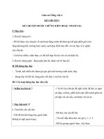 Giáo án tiếng việt 4 tuần 24 bài kể chuyện   kể chuyện được chứng kiến hoặc tham gia 