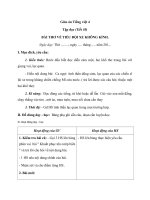 Giáo án tiếng việt 4 tuần 25 bài tập đọc   bài thơ về tiểu đội xe không kính 