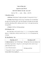 Giáo án tiếng việt 4 tuần 25 bài luyện từ và câu   chủ ngữ trong câu kể ai là gì 