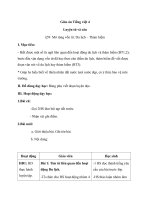 Giáo án tiếng việt 4 tuần 30 bài luyện từ và câu   mở rộng vốn từ  du lịch   thám hiểm 