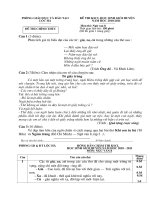 ĐỀ &HDC HSG NGỮ VĂN 8