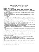 Đề cương ôn thi tốt nghiệp môn tâm lí  giáo dục