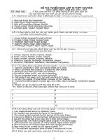 Thi vao chuyen Anh Thai Binh