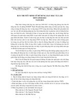 BAN THUYET MINH DDDH MON SINH HOC NAM 2011