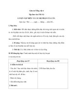 Giáo án tiếng việt 4 tuần 23 bài tập làm văn   luyện tập miêu tả các bộ phận của cây cối 