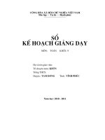 ke hoach giang day toan 9 Tam dương   vinh phuc