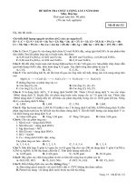 Đề thi tham khảo chất lượng