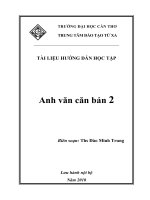 Giáo trình anh văn căn bản 2