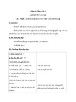 Giáo án tiếng việt 4 tuần 29 bài luyện từ và câu   giữ phép lịch sự khi bày tỏ yêu cầu, đề nghị  