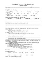 Bài thi cuối kỳ 1
