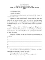 chương trình tổng kêt nam học 2011