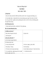 Giáo án tiếng việt 4 tuần 23 bài tập đọc   hoa học trò 