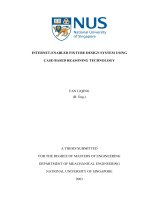 Internet enabled fixture design system using case based reasoning technology