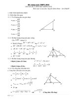 Đề cương ôn thi môn toán THPT Quốc Gia năm 2016 phần 3