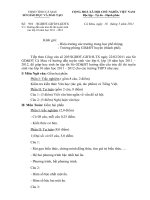 Cấu trúc đề tuyển sinh vào lớp 10 năm học 2011 2012