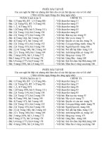 phiếu bài tập hè lớp 1