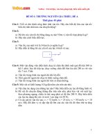 7 đề kiểm tra 1 tiết môn Vật lý lớp 8 học kì 1