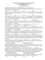 De Thi thu Dai Hoc Lan 6