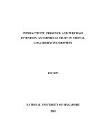 Interactivity, presence, and purchase intention an empirical study in virtual collaborative shopping