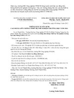 Thông báo về việc tuyển sinh lớp cao đẳng liên thông thiết bị thí nghiệm của trường ĐH CN TPHCM