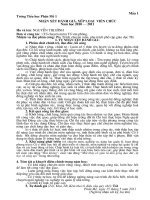 Phiếu đánh giá xếp loại GV