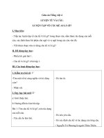 Giáo án tiếng việt 4 tuần 26 bài luyện từ và câu   luyện tập câu kể ai là gì 